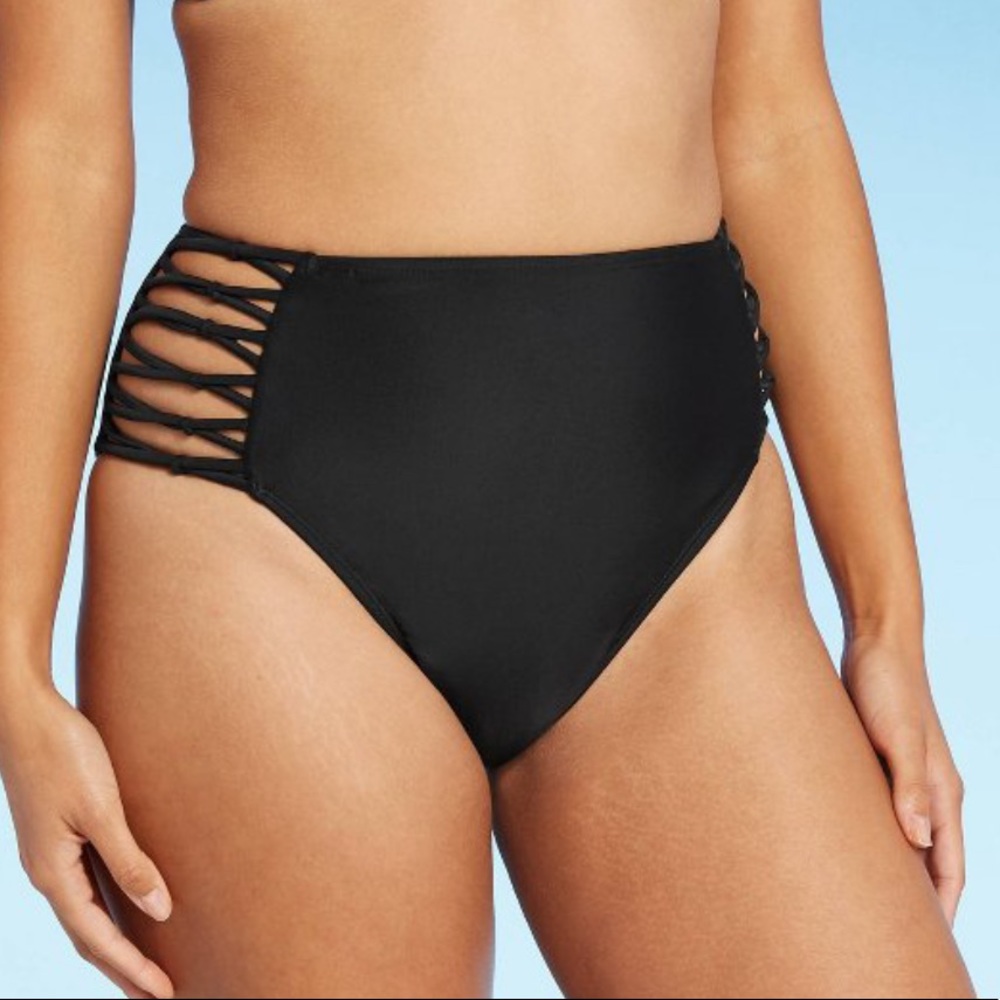 Xhilaration Strappy HighWaist Cheeky Bikini Bottom